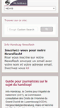 Mobile Screenshot of info-handicap.lu